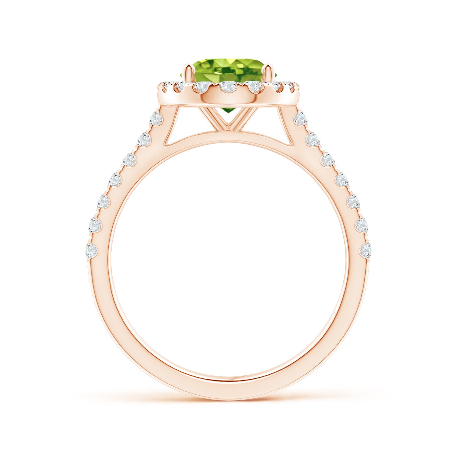 AAA - Peridot / 2.35 CT / 14 KT Rose Gold