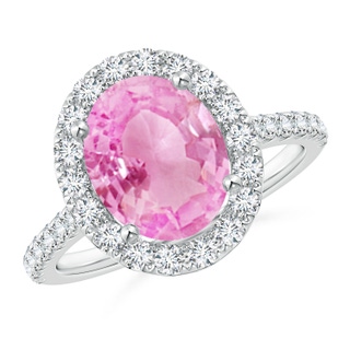 Oval A Pink Sapphire