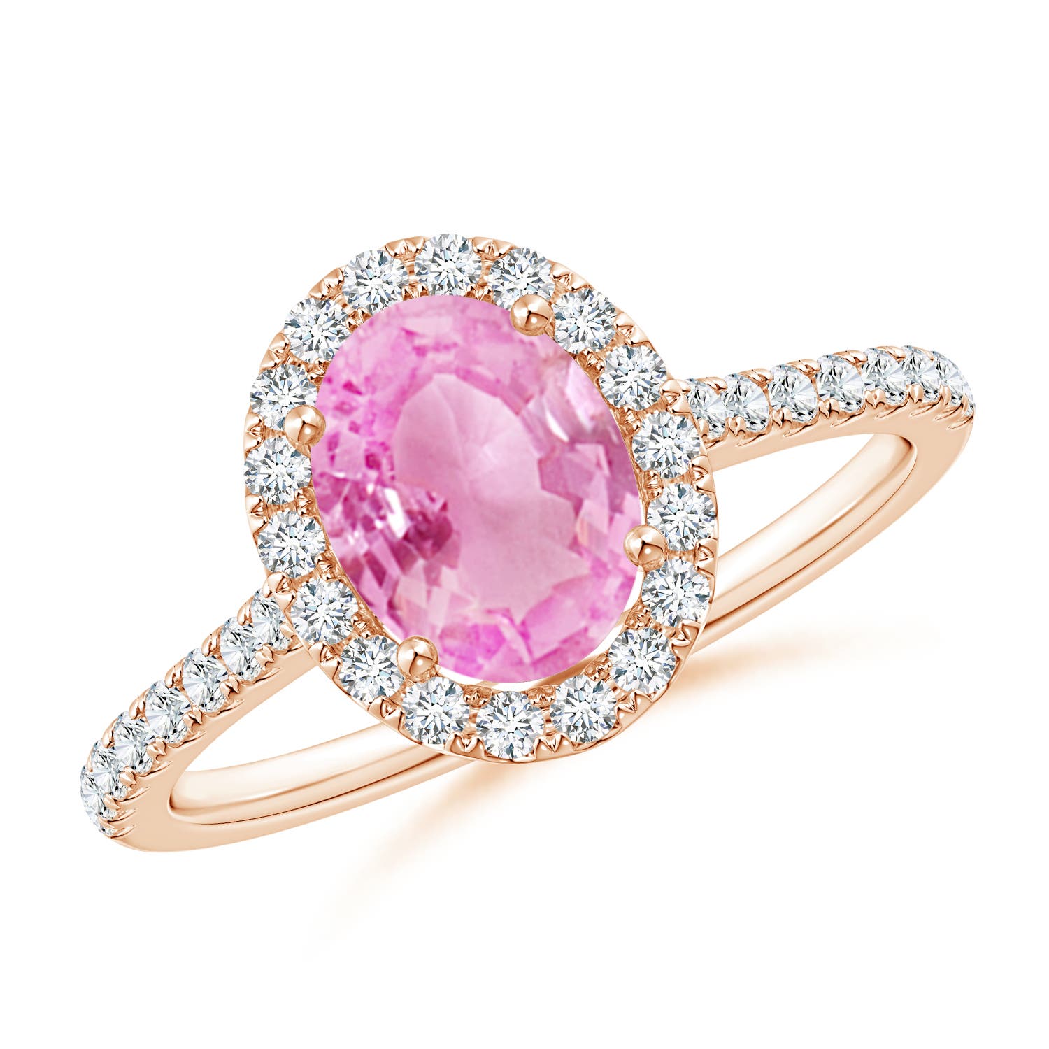 A - Pink Sapphire / 1.79 CT / 14 KT Rose Gold