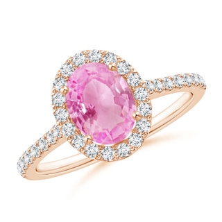 Oval A Pink Sapphire