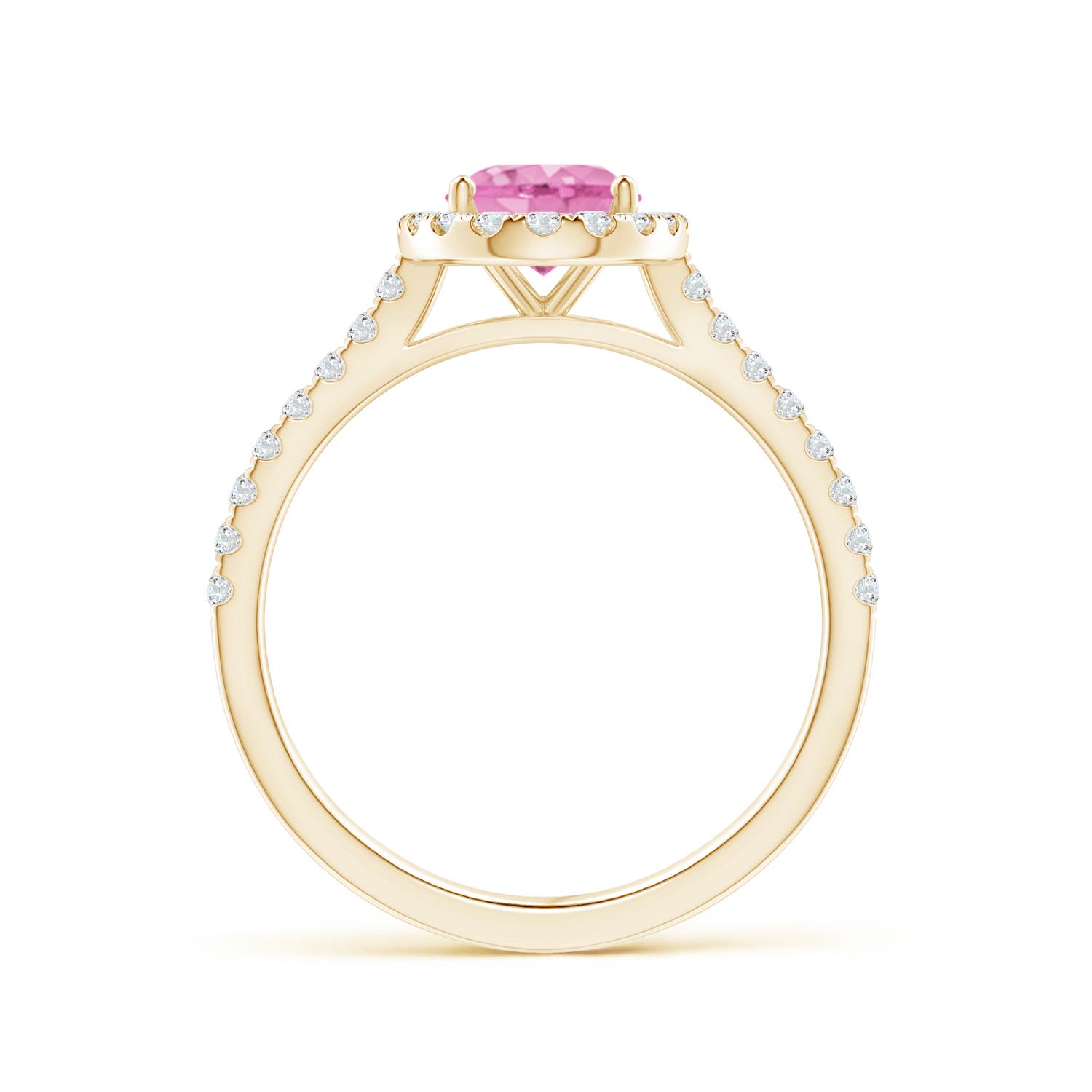 A - Pink Sapphire / 1.79 CT / 14 KT Yellow Gold