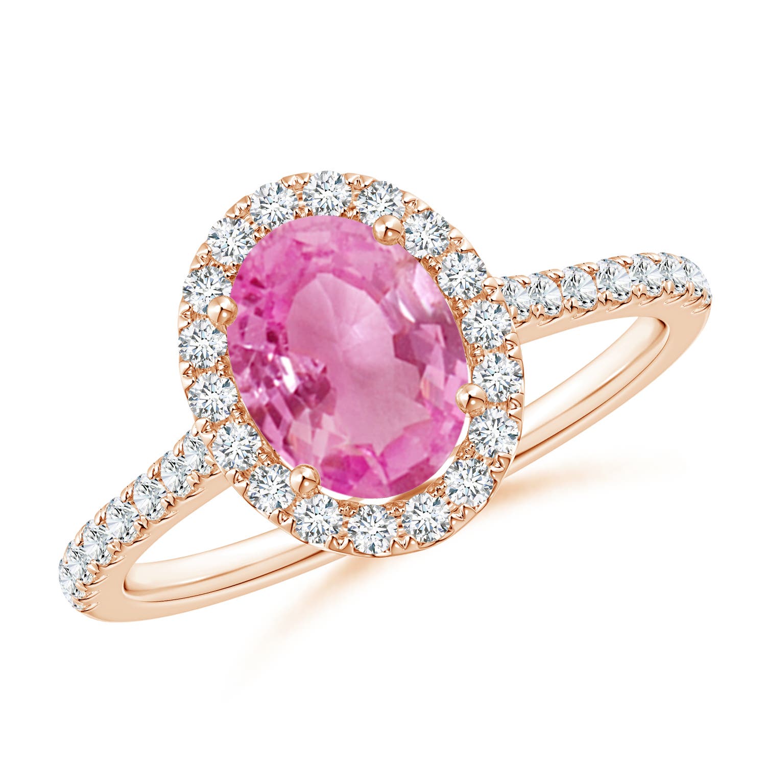 AA - Pink Sapphire / 1.79 CT / 14 KT Rose Gold