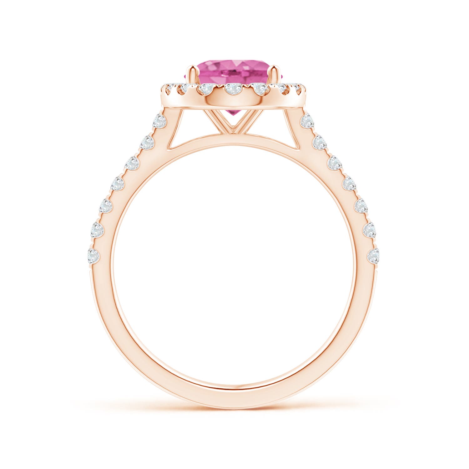 AA - Pink Sapphire / 2.35 CT / 14 KT Rose Gold