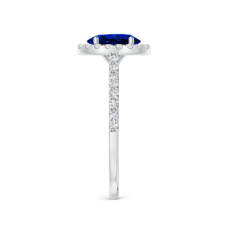 8x6mm Lab-Grown Oval Sapphire Halo Ring with Diamond Accents in White Gold side 299