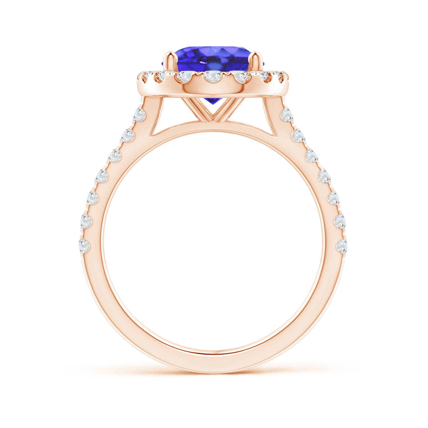 AA - Tanzanite / 3.57 CT / 14 KT Rose Gold