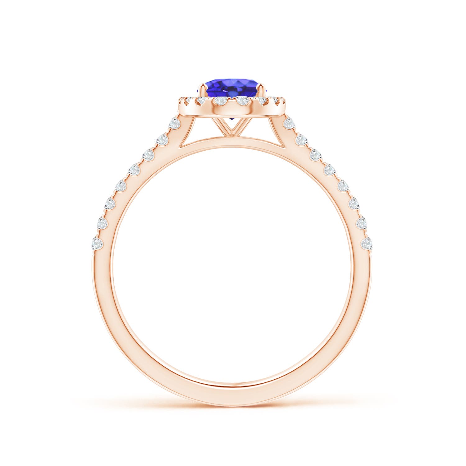 AA - Tanzanite / 1.06 CT / 14 KT Rose Gold