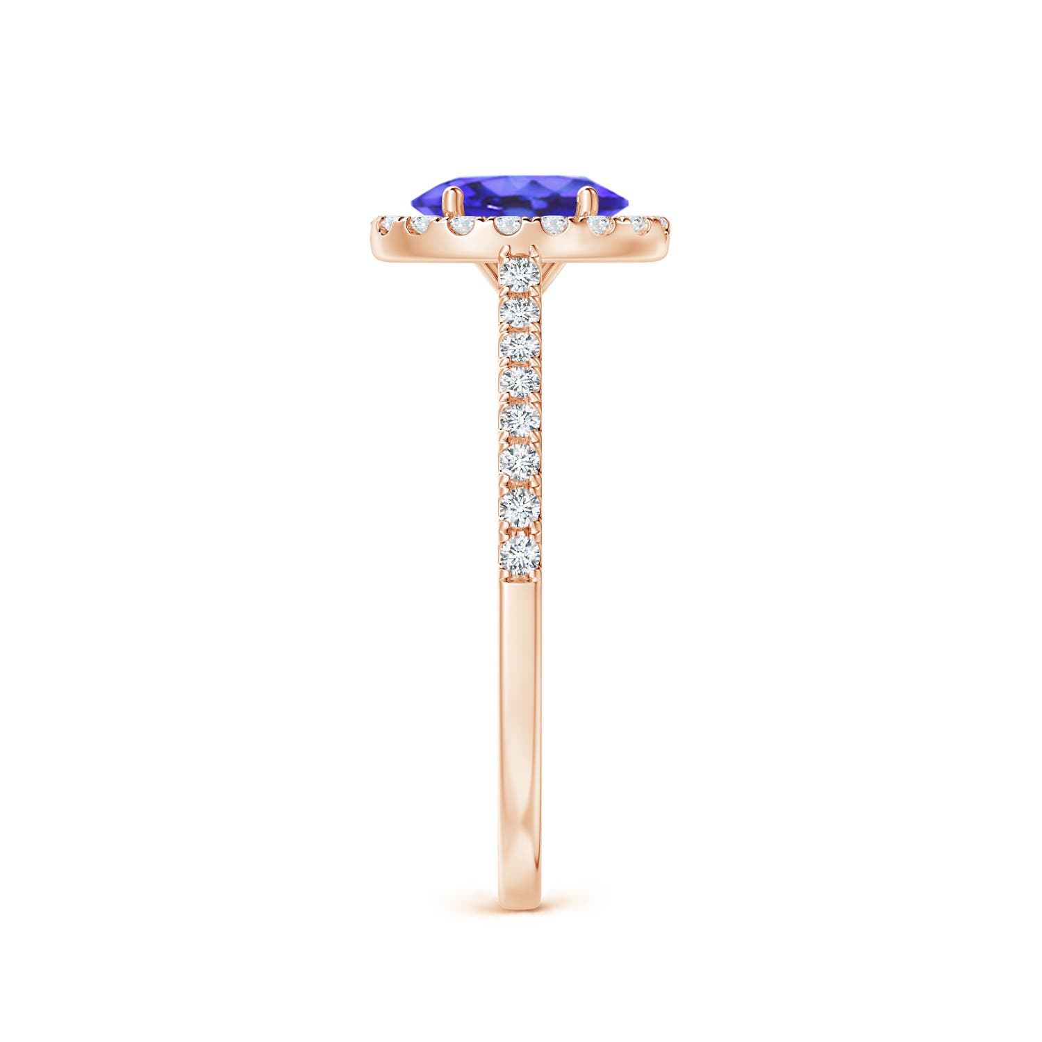 AA - Tanzanite / 1.06 CT / 14 KT Rose Gold