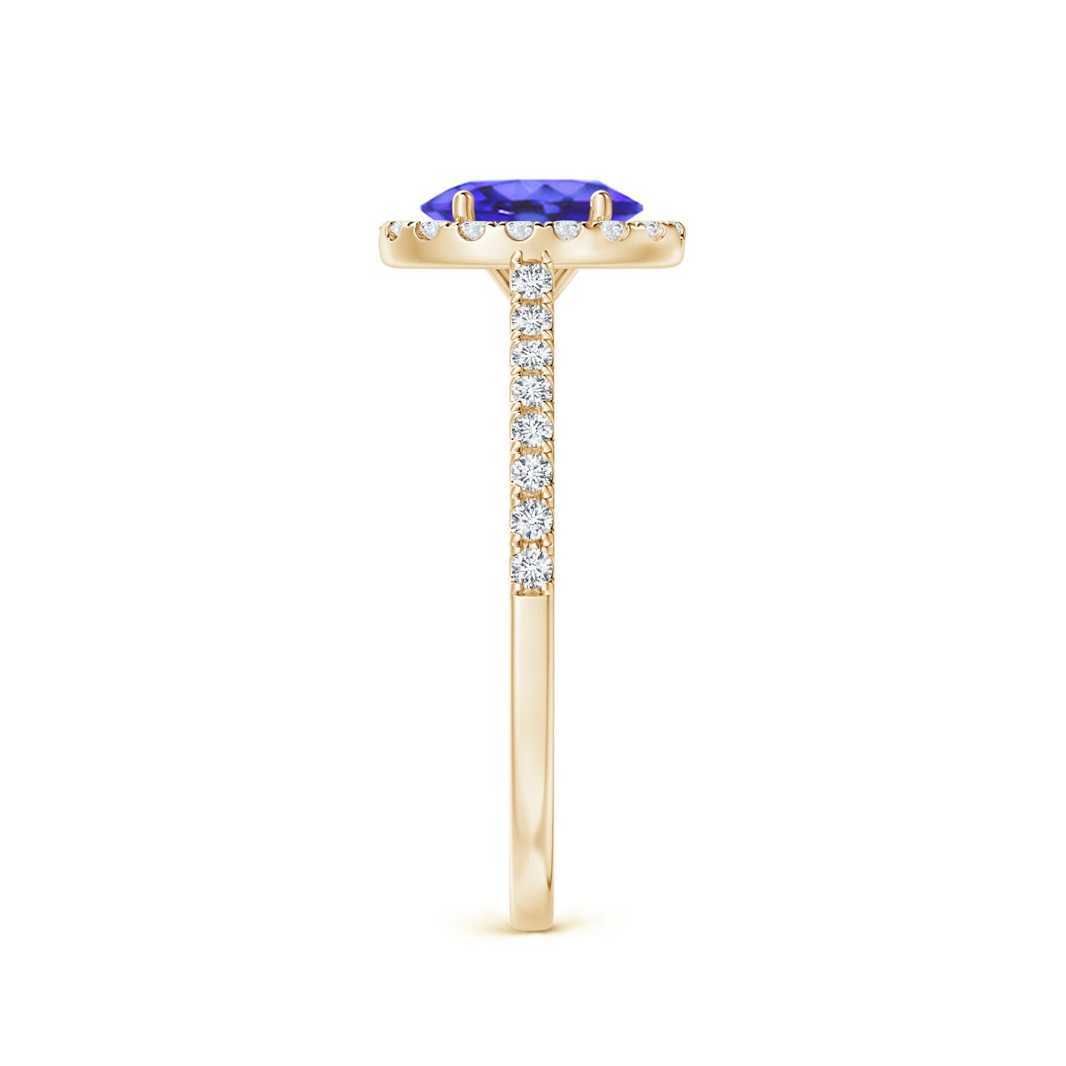 AA - Tanzanite / 1.06 CT / 14 KT Yellow Gold