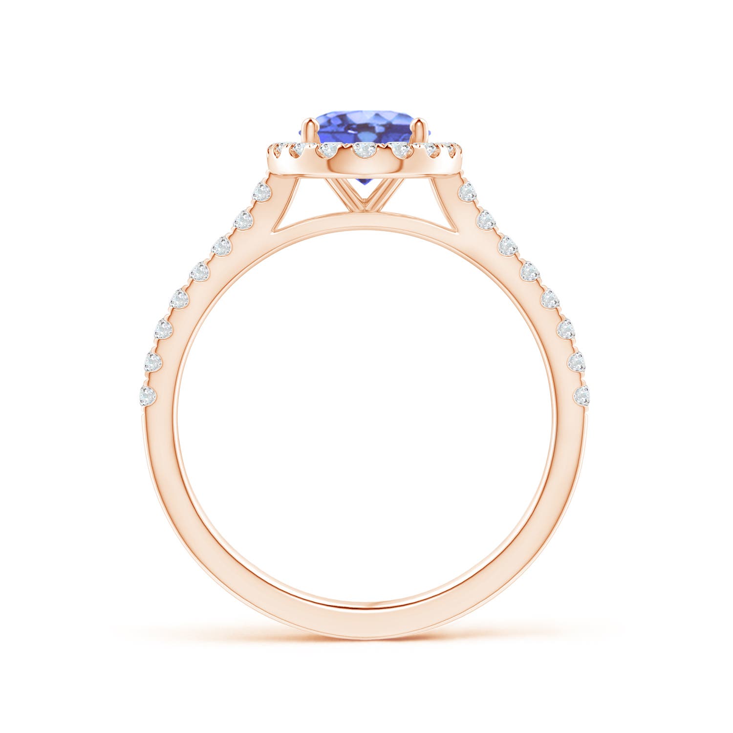 A - Tanzanite / 1.59 CT / 14 KT Rose Gold