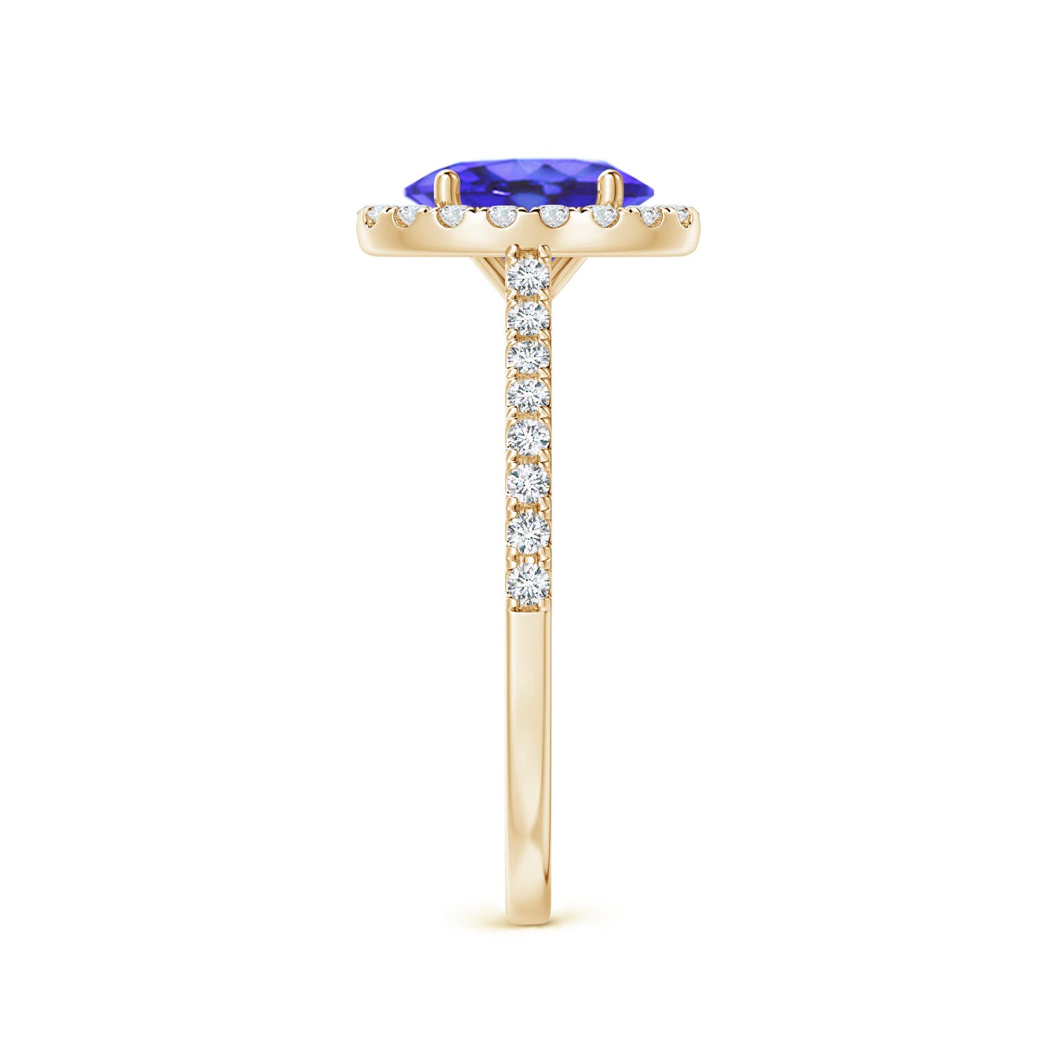 AA - Tanzanite / 1.59 CT / 14 KT Yellow Gold