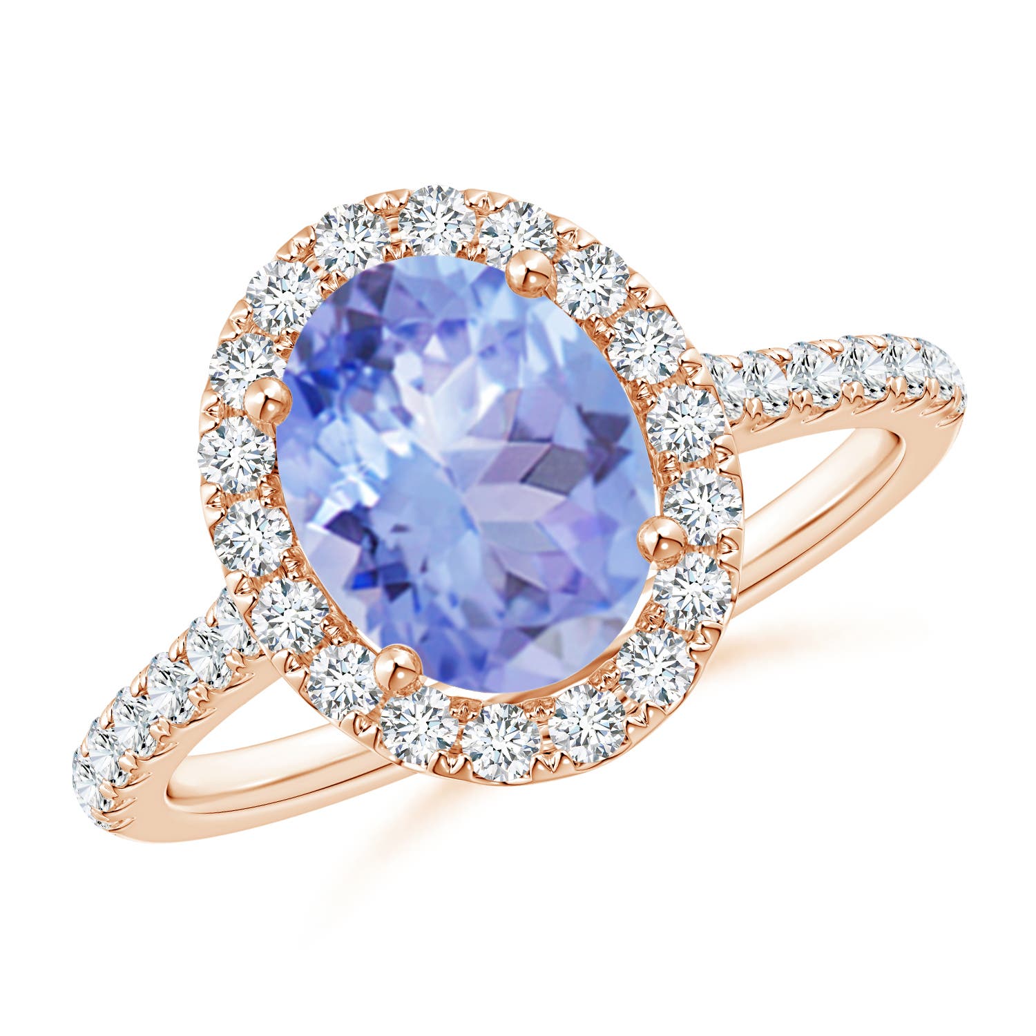 A - Tanzanite / 2.35 CT / 14 KT Rose Gold