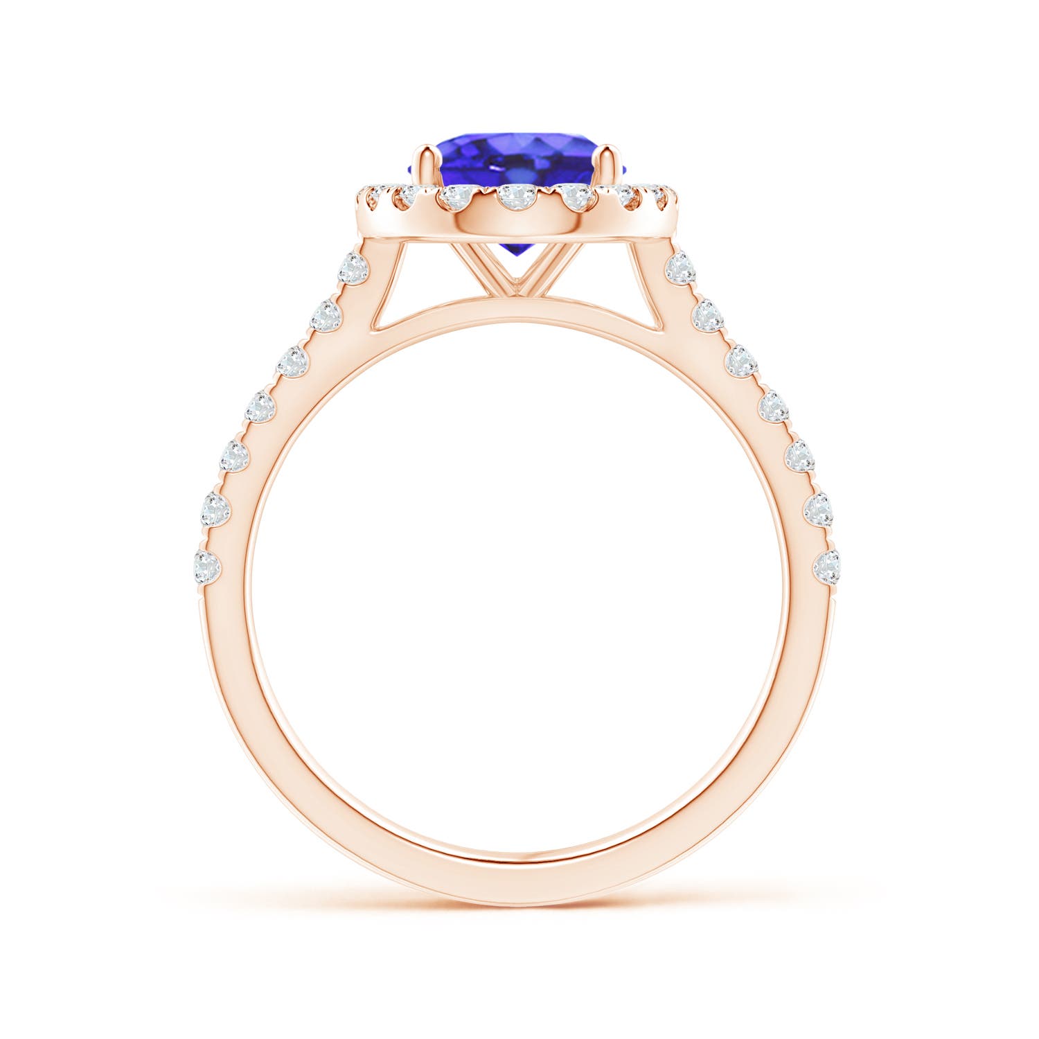 AA - Tanzanite / 2.35 CT / 14 KT Rose Gold