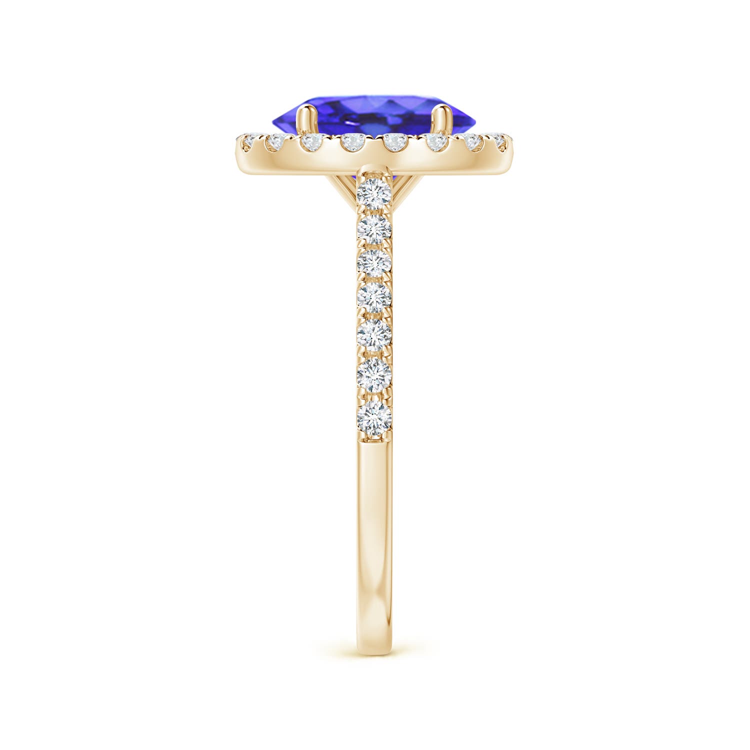 AA - Tanzanite / 2.35 CT / 14 KT Yellow Gold