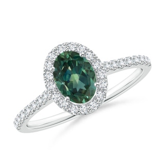 Oval AA Teal Montana Sapphire