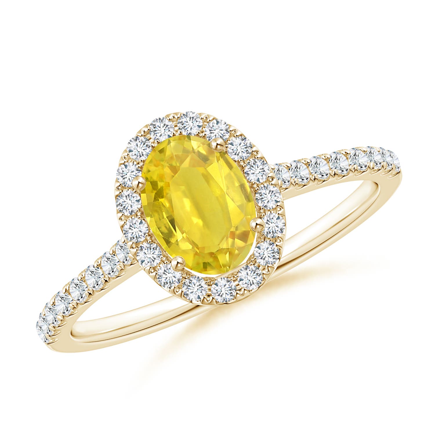 AA - Yellow Sapphire / 1.26 CT / 14 KT Yellow Gold