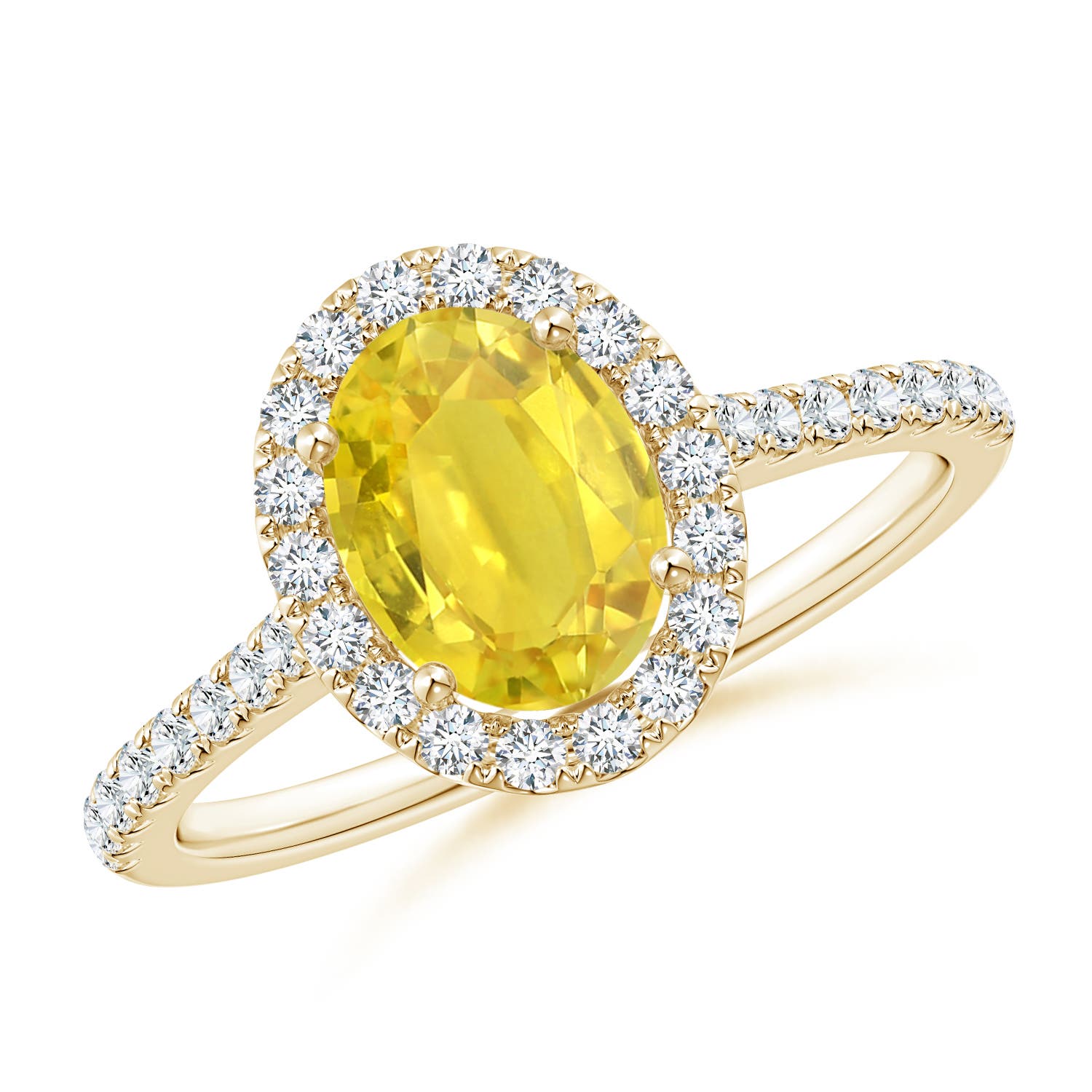 AA - Yellow Sapphire / 1.84 CT / 14 KT Yellow Gold