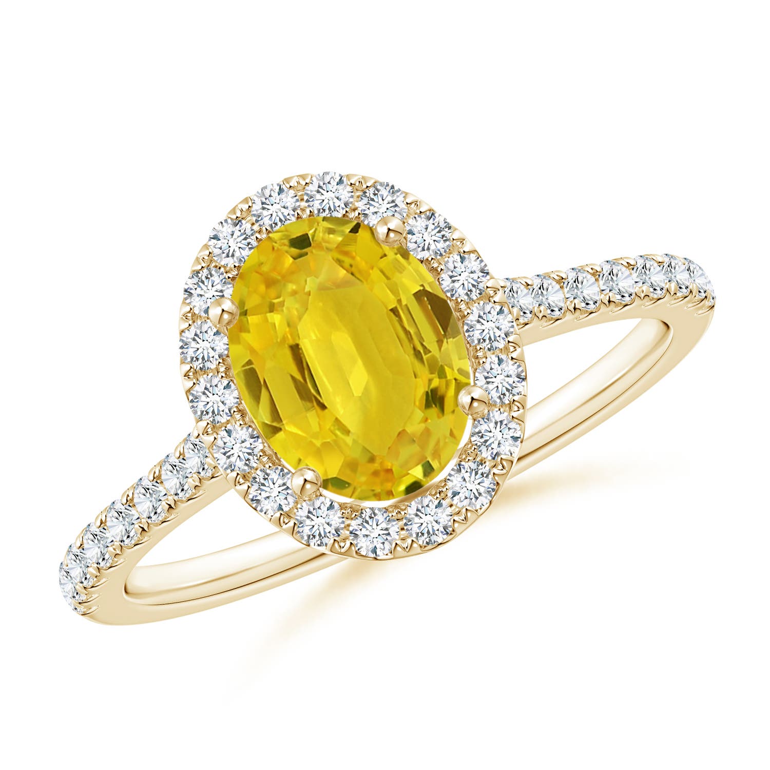 AAA - Yellow Sapphire / 1.84 CT / 14 KT Yellow Gold