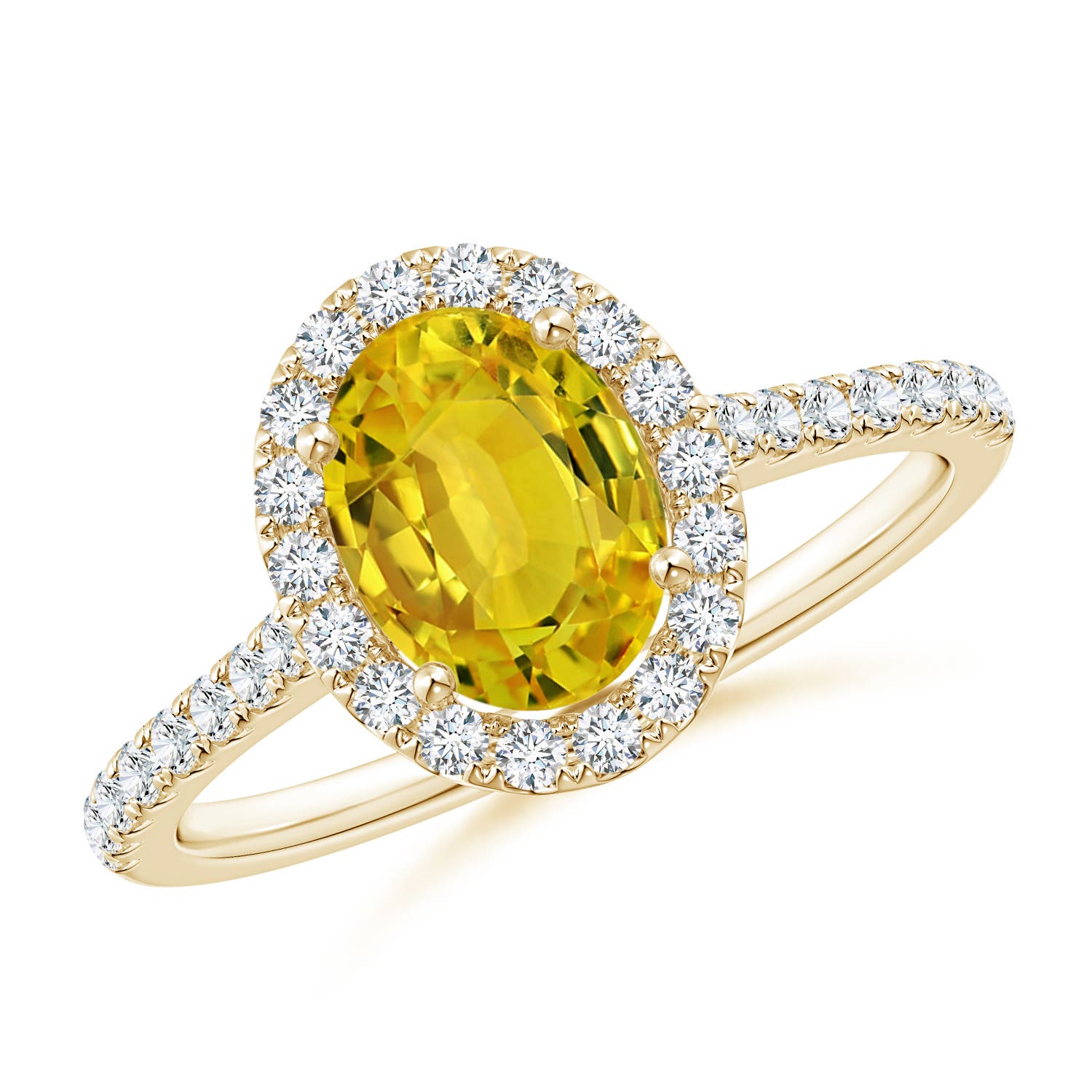 AAAA - Yellow Sapphire / 1.84 CT / 14 KT Yellow Gold