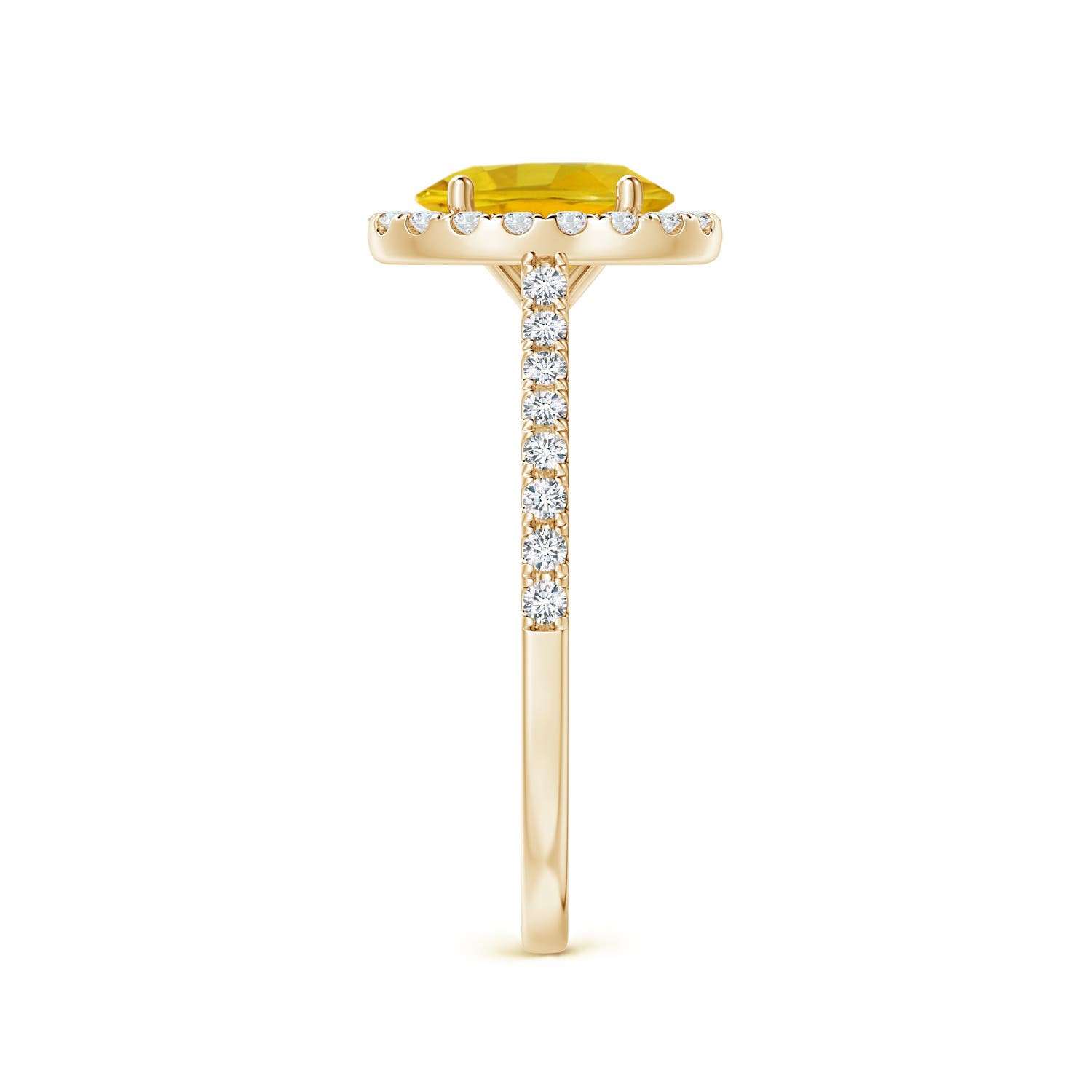 AAAA - Yellow Sapphire / 1.84 CT / 14 KT Yellow Gold