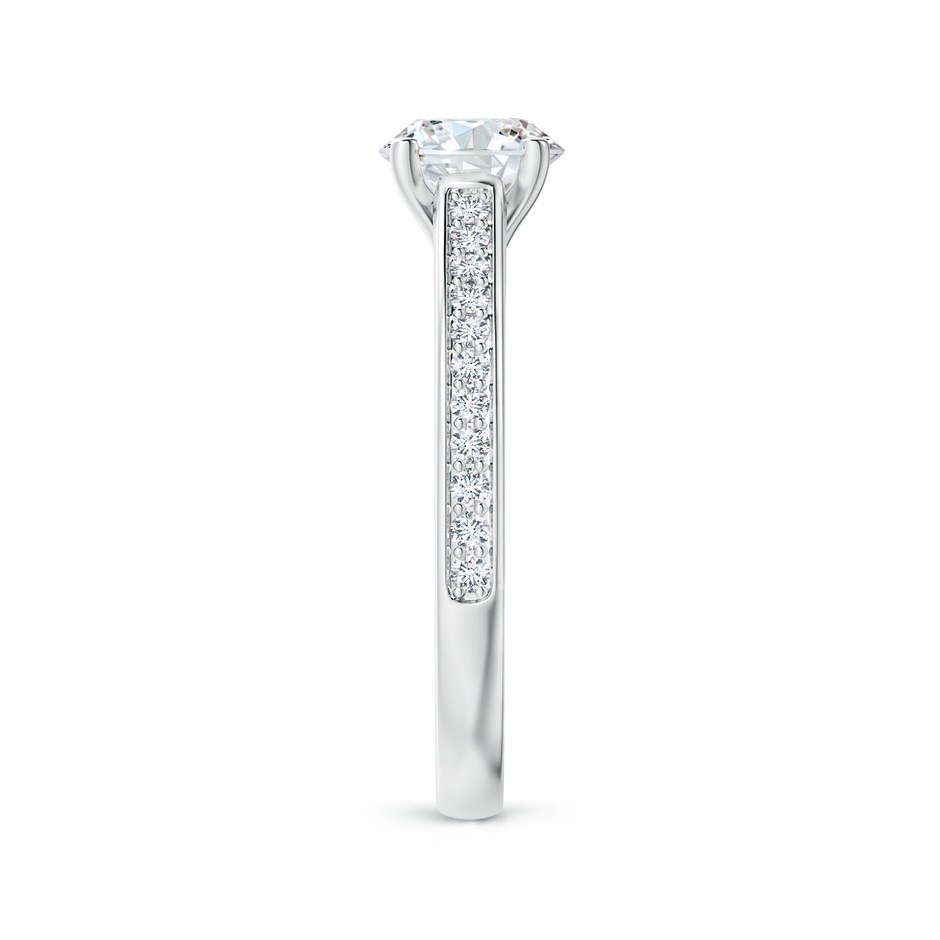 6.5mm GVS2 Prong-Set Solitaire Round Diamond Cathedral Ring in White Gold side 299