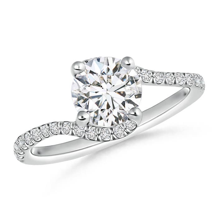 H, SI2 / 1.25 CT / 14 KT White Gold