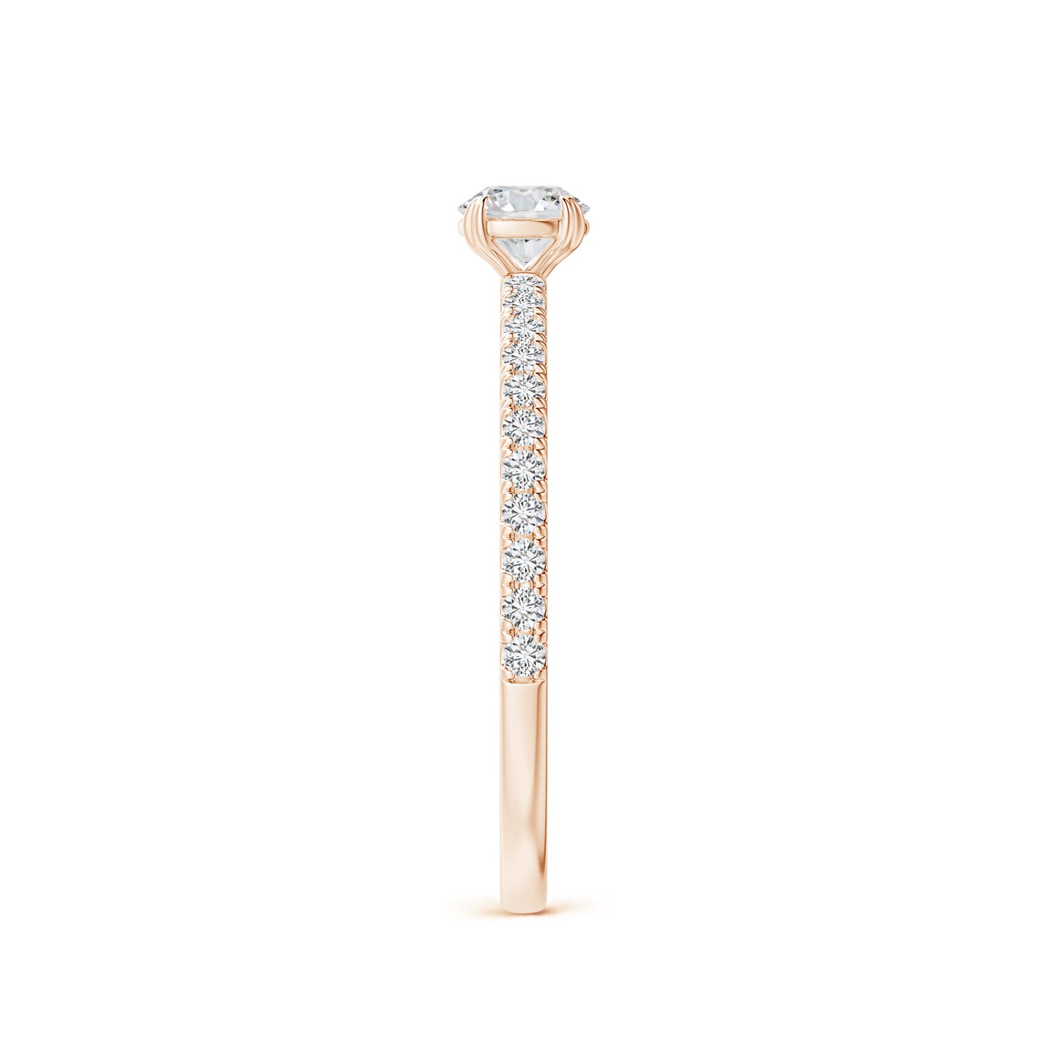 H, SI2 / 0.47 CT / 14 KT Rose Gold