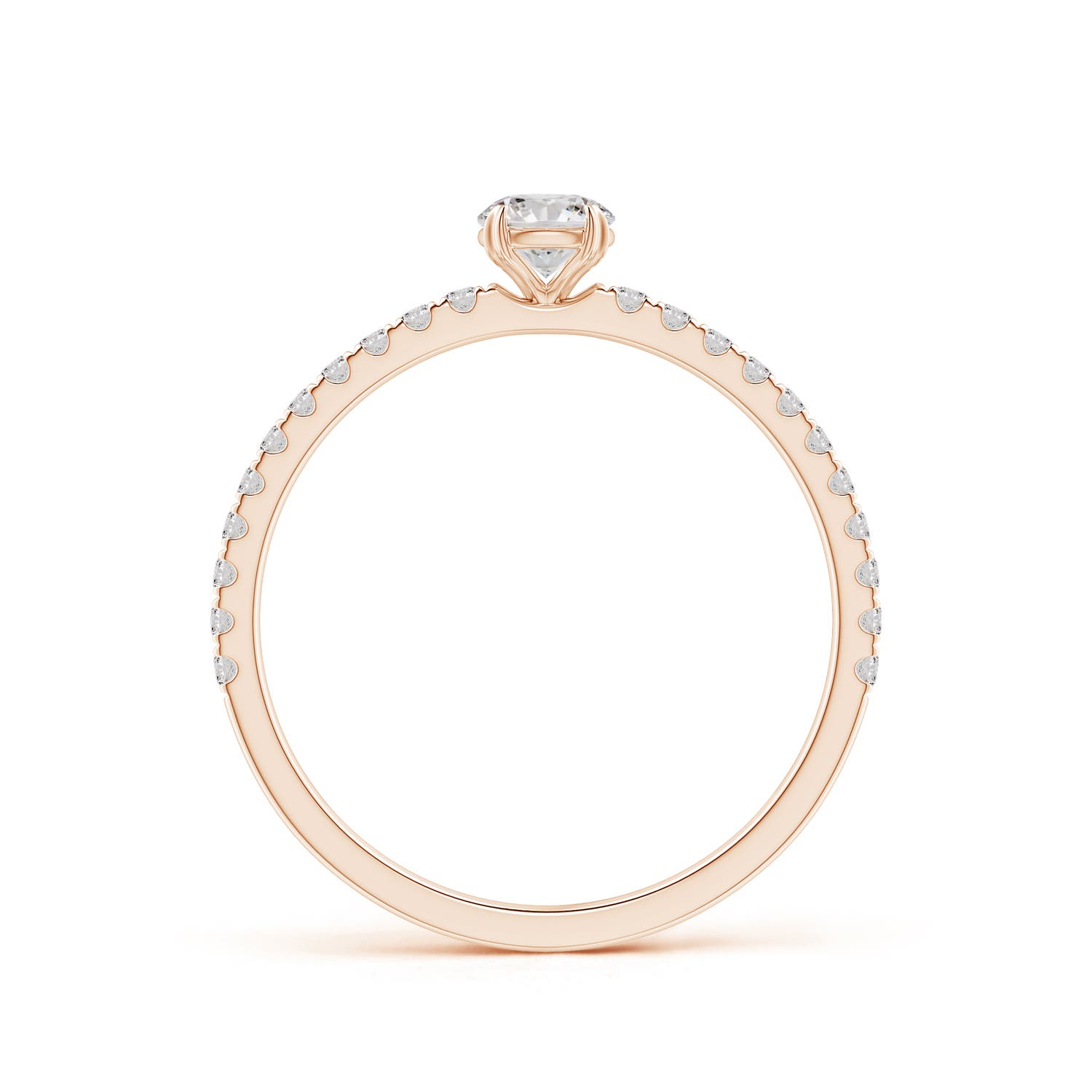 I-J, I1-I2 / 0.47 CT / 14 KT Rose Gold