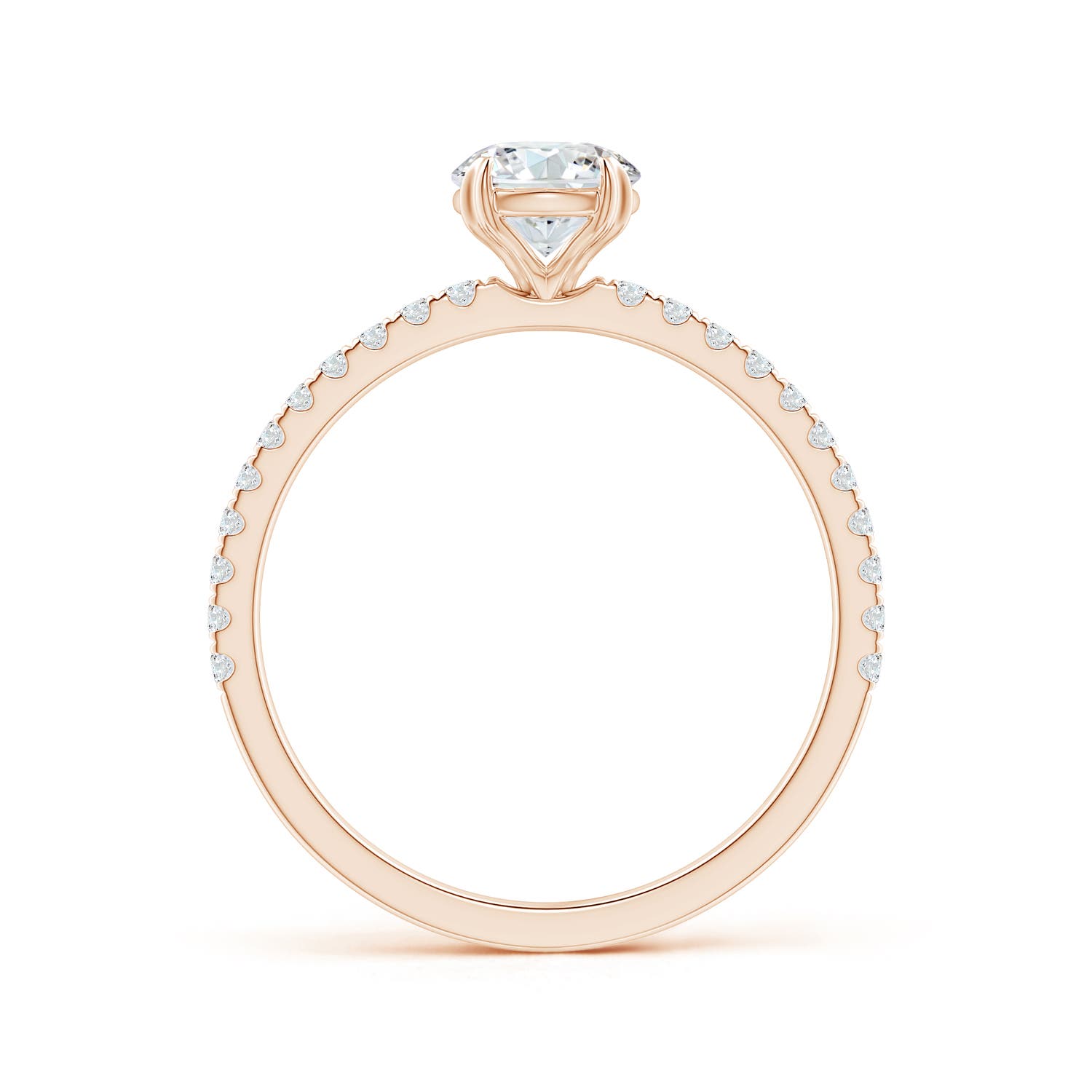 G, VS2 / 0.85 CT / 14 KT Rose Gold