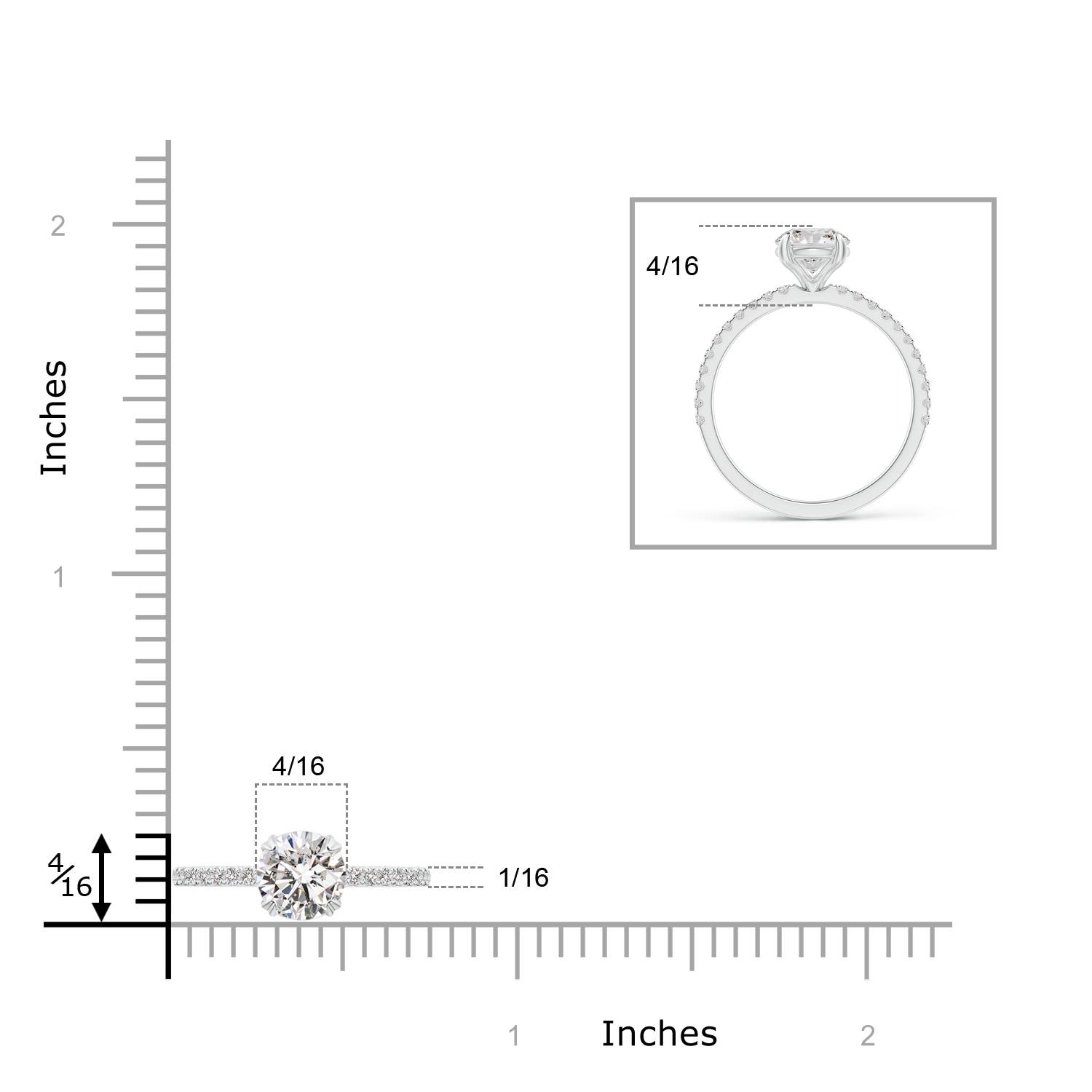 I-J, I1-I2 / 1.25 CT / 14 KT White Gold