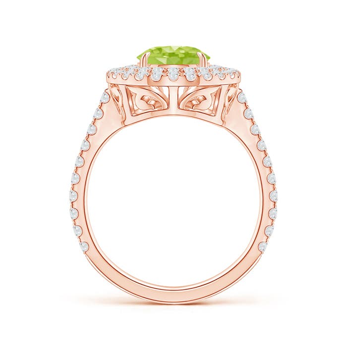 AA - Peridot / 2.43 CT / 14 KT Rose Gold