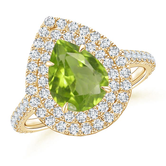 AA - Peridot / 2.43 CT / 14 KT Yellow Gold