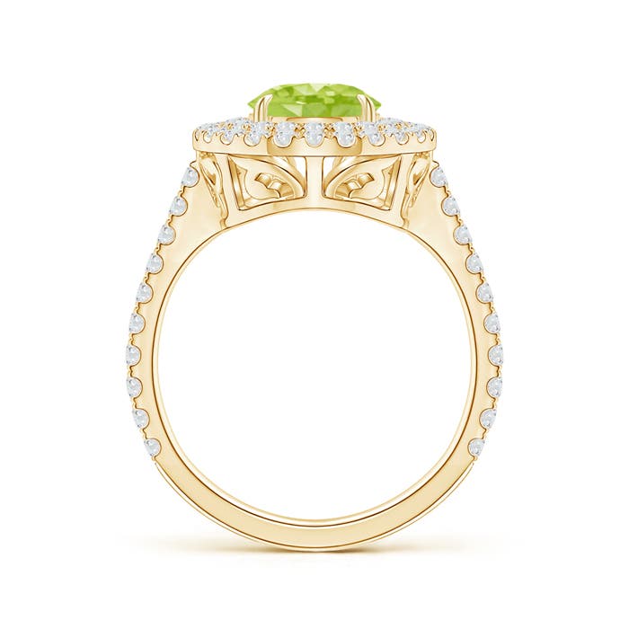 AA - Peridot / 2.43 CT / 14 KT Yellow Gold