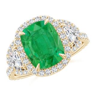 Cushion Rectangular AA Emerald