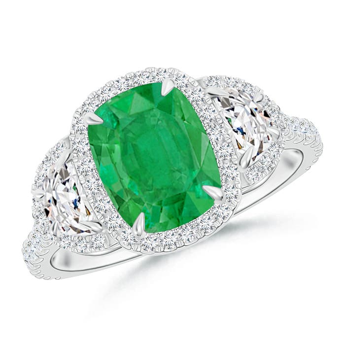 AA - Emerald / 2.27 CT / 14 KT White Gold