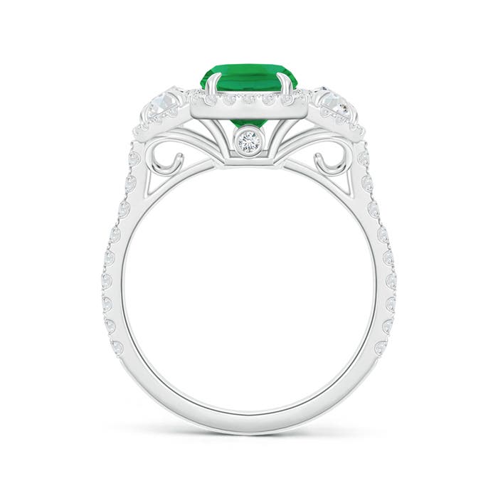 AA - Emerald / 2.27 CT / 14 KT White Gold