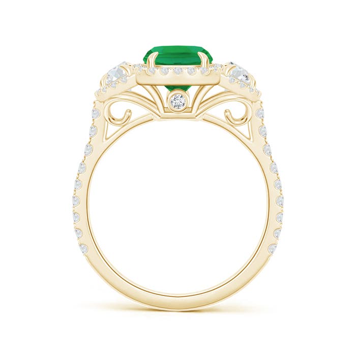 AA - Emerald / 2.27 CT / 14 KT Yellow Gold