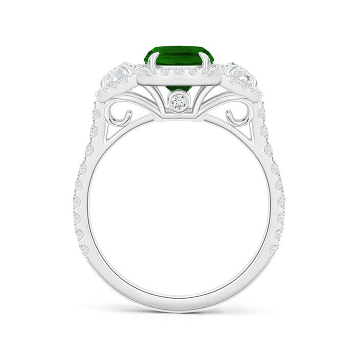 AAAA - Emerald / 2.27 CT / 14 KT White Gold