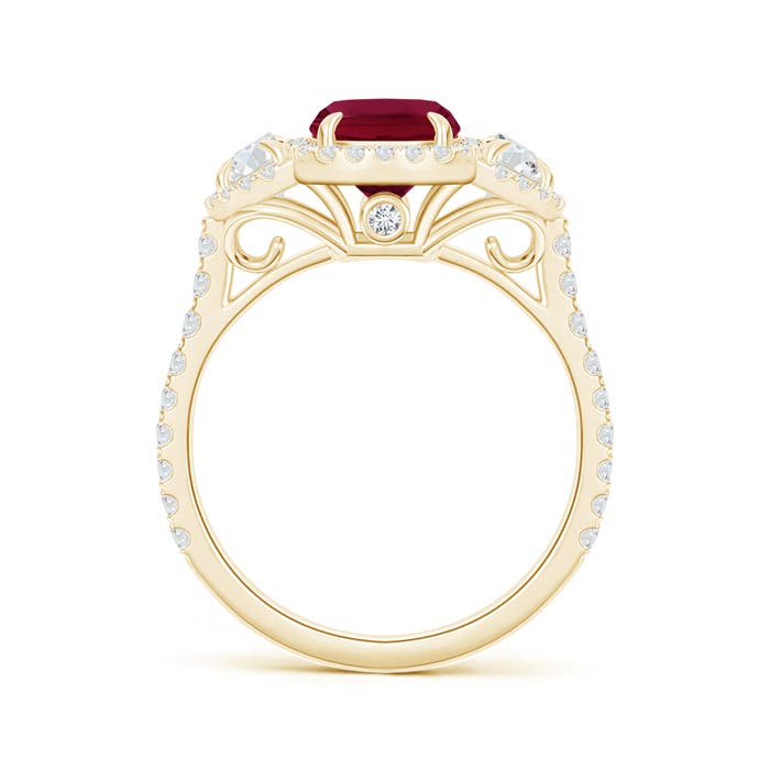 A - Ruby / 2.42 CT / 14 KT Yellow Gold