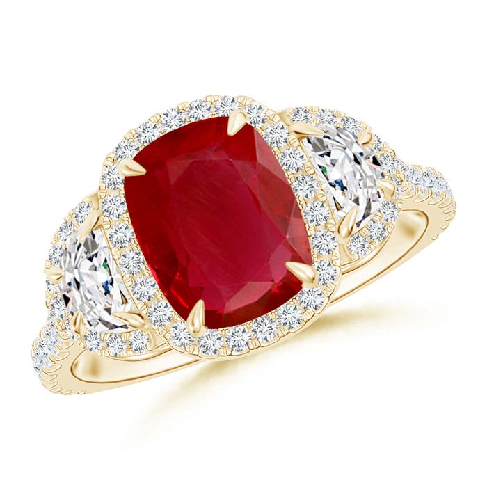 AA - Ruby / 2.42 CT / 14 KT Yellow Gold