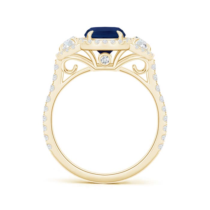 A - Blue Sapphire / 2.52 CT / 14 KT Yellow Gold