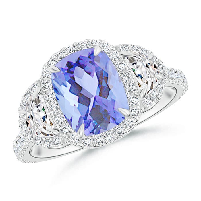 A - Tanzanite / 2.48 CT / 14 KT White Gold