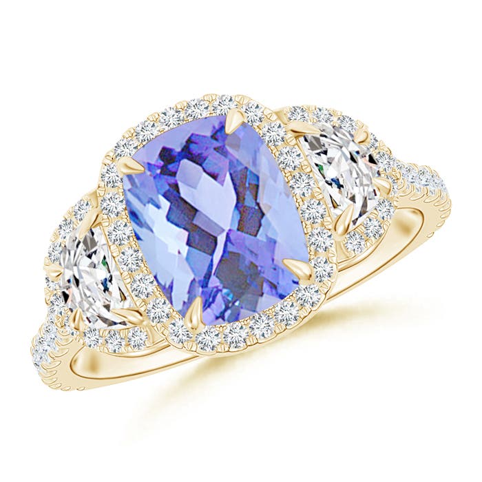 A - Tanzanite / 2.48 CT / 14 KT Yellow Gold