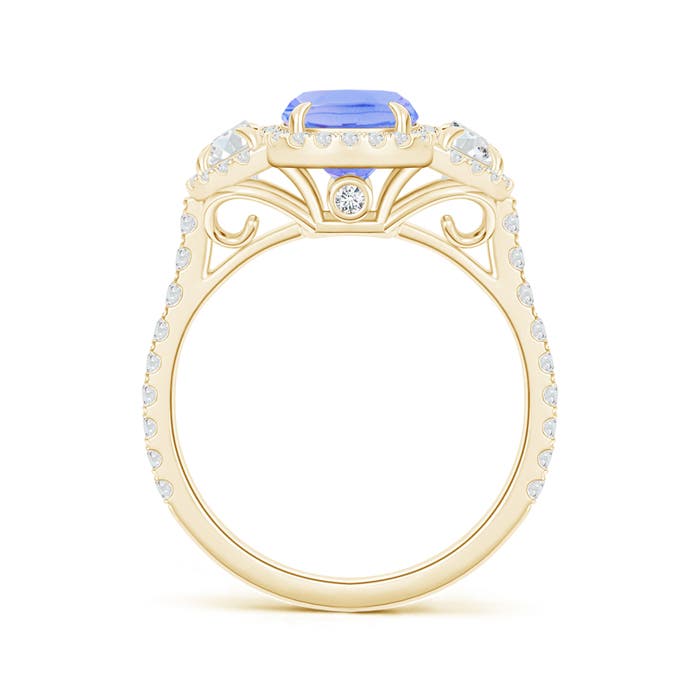 A - Tanzanite / 2.48 CT / 14 KT Yellow Gold