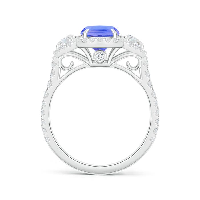 AA - Tanzanite / 2.48 CT / 14 KT White Gold