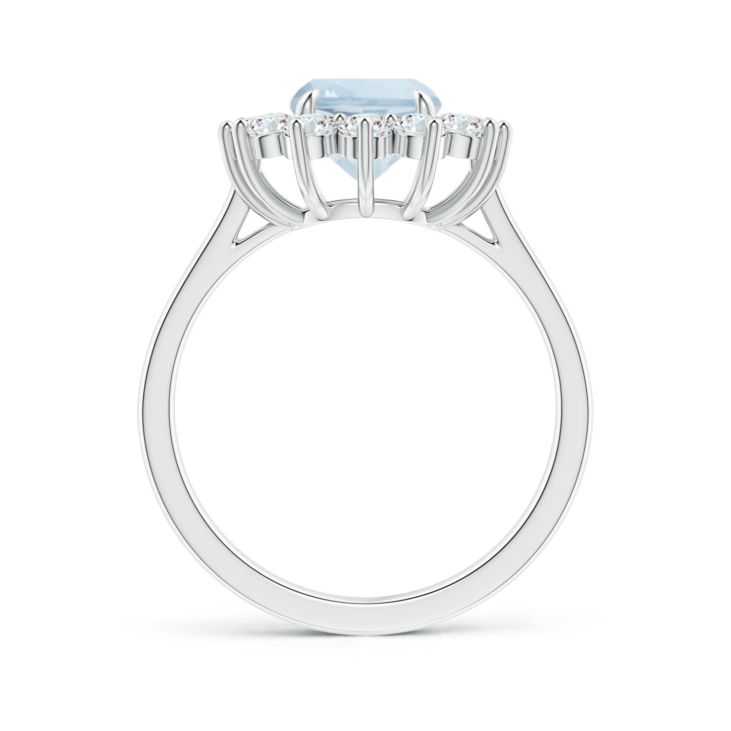 A - Aquamarine / 2.47 CT / 14 KT White Gold