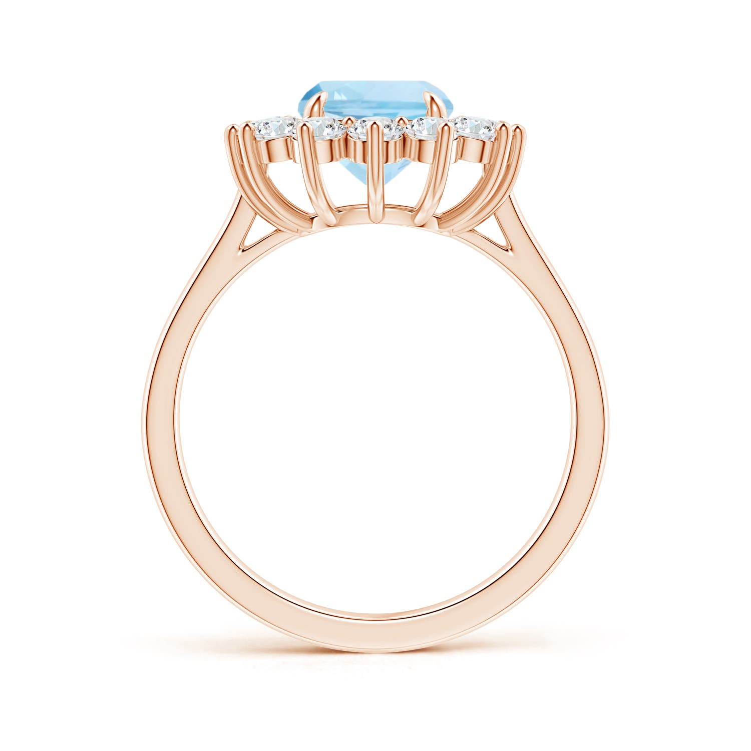 AAA - Aquamarine / 2.47 CT / 14 KT Rose Gold