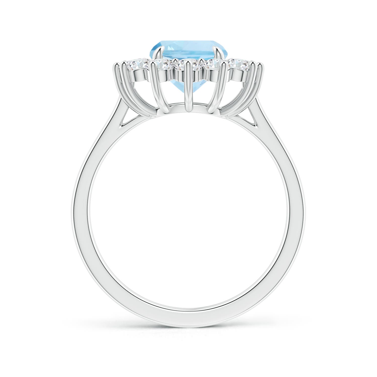 AAA - Aquamarine / 2.47 CT / 14 KT White Gold