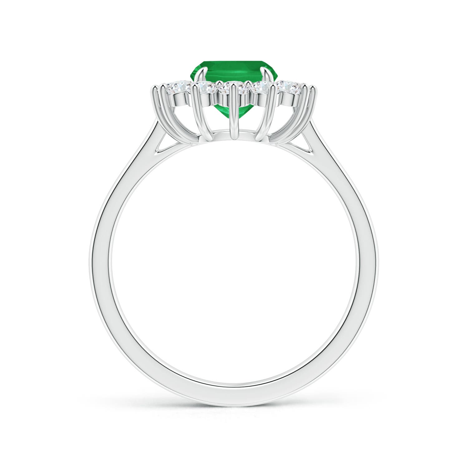 A - Emerald / 1.8 CT / 14 KT White Gold