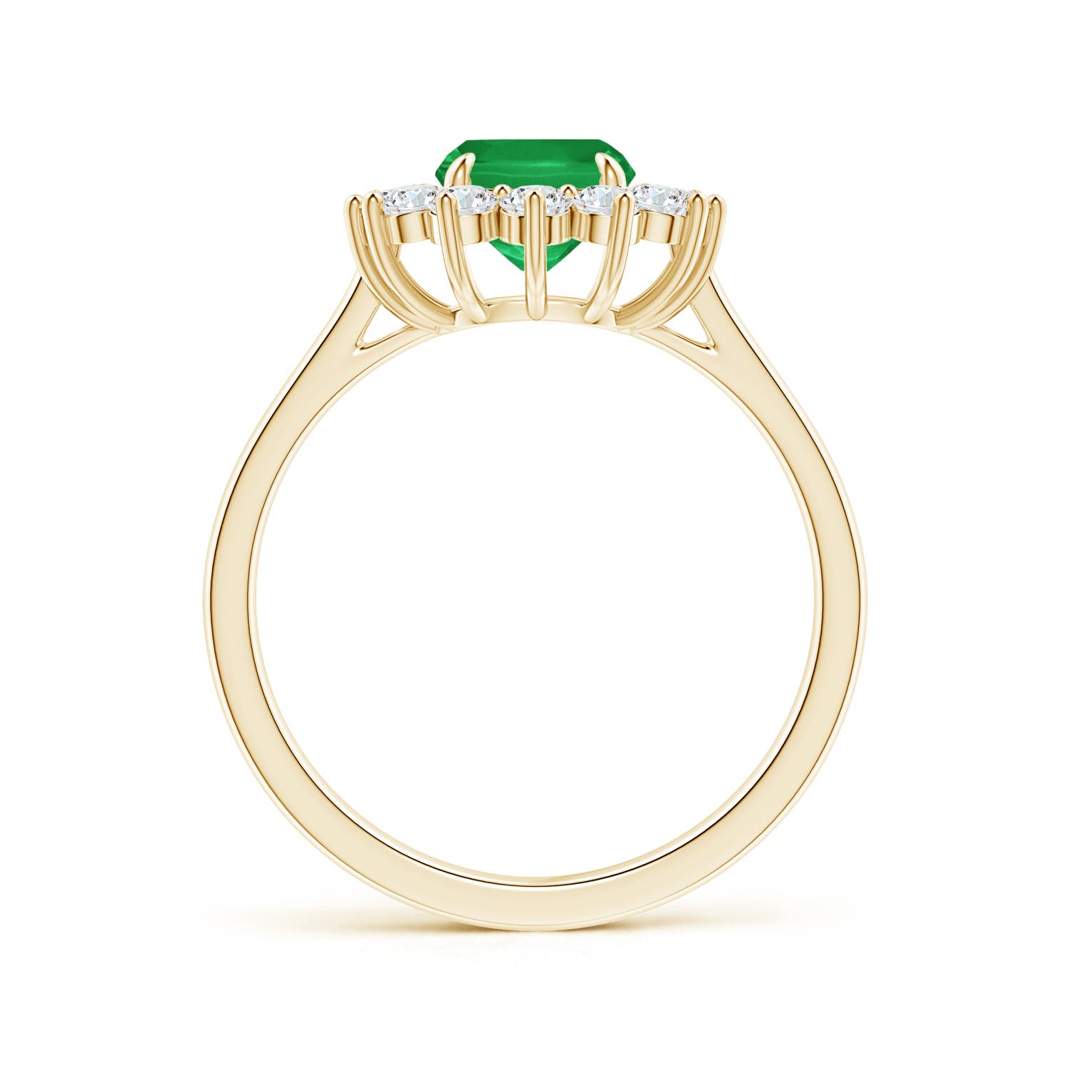 A - Emerald / 1.8 CT / 14 KT Yellow Gold