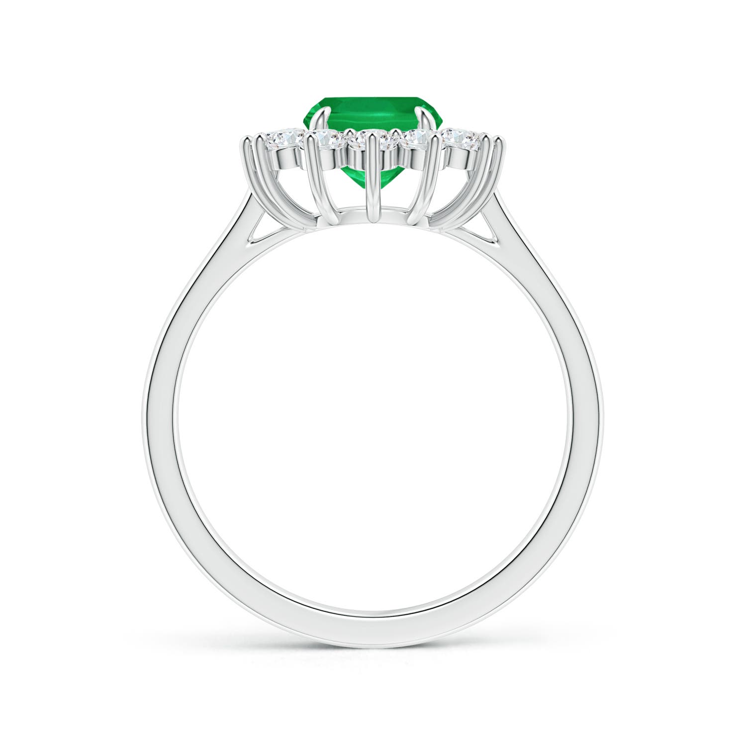 AA - Emerald / 1.8 CT / 14 KT White Gold